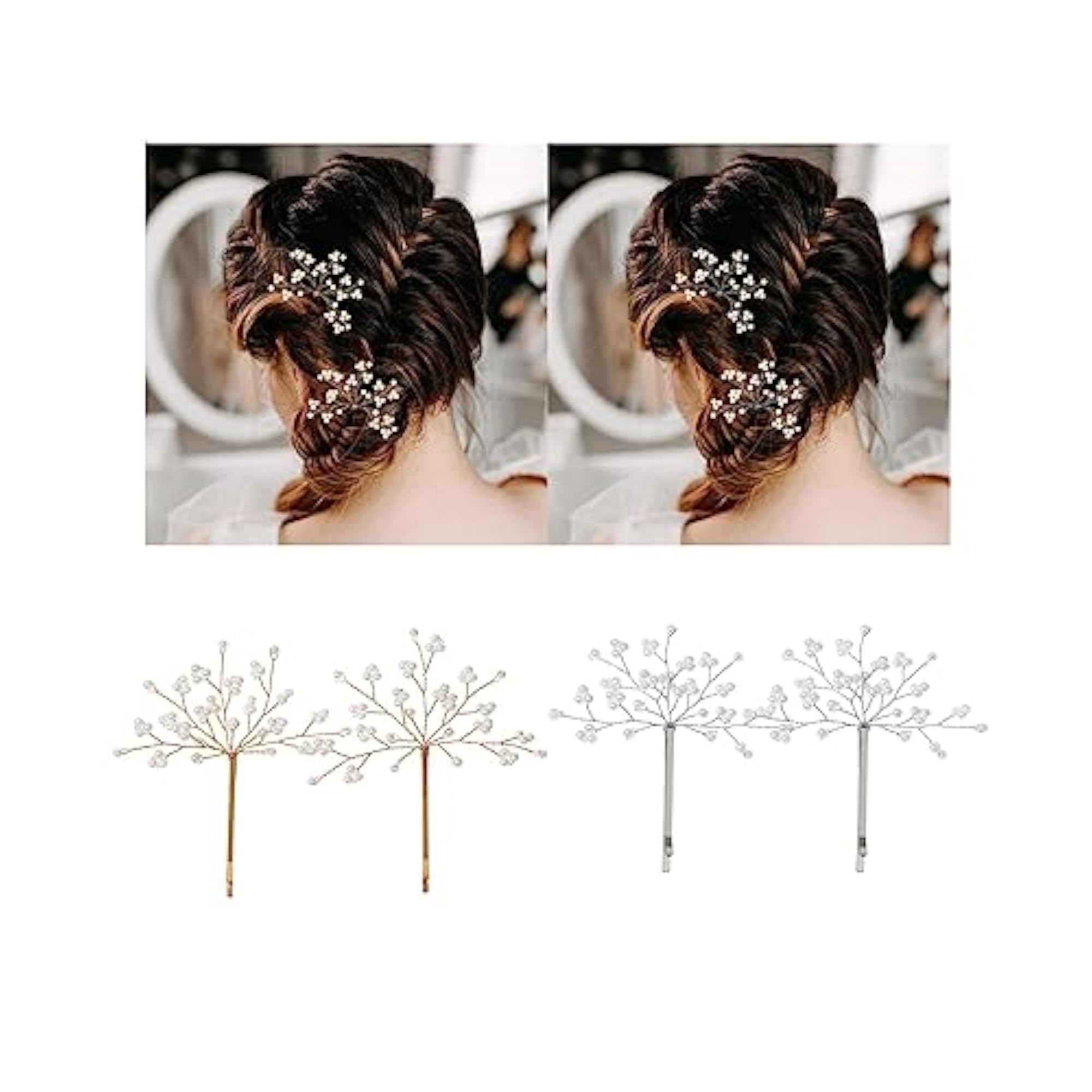 4x Elegant Hair Styling Tool Hair Clips